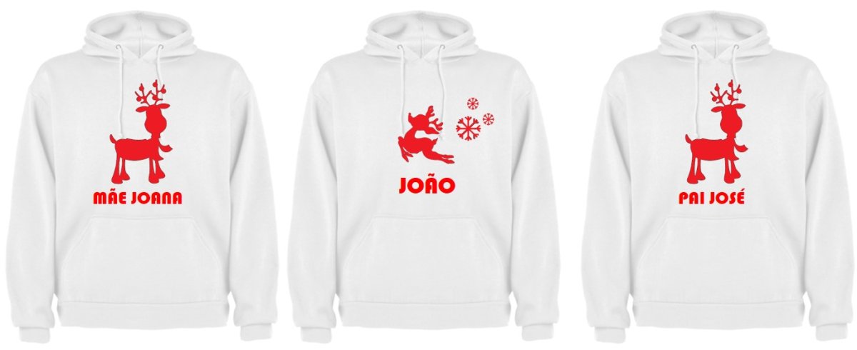 Pack Familia – Sweat Rena – Natal