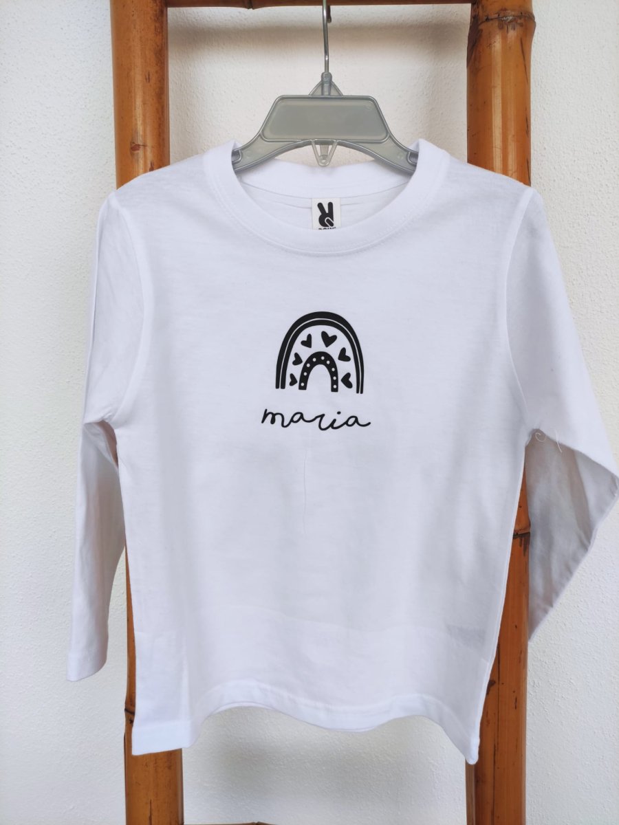 Longsleeve – Arco Iris com corações