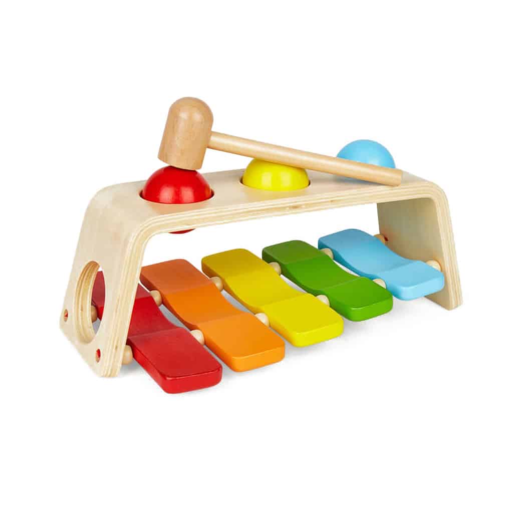 2 em 1 – Jogo do Martelo e Xilofone