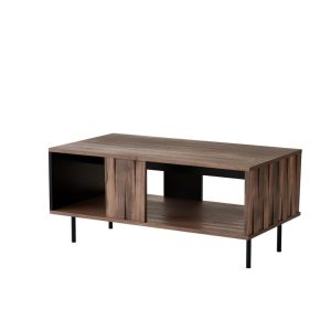 Mesa de Centro SWING – nogueira / preto