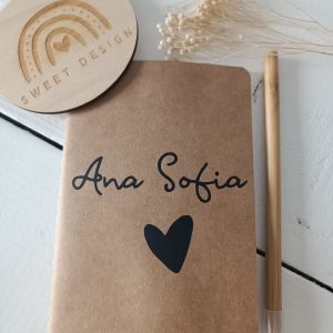 Bloco/Caderno – Caderno de linhas com nome 2