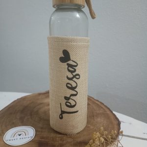 Garrafa com manga em Ráfia – Nome