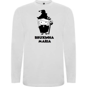 Longsleeve – Halloween bruxinha com nome