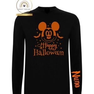 Longsleeve – Happy Halloween com Mickey