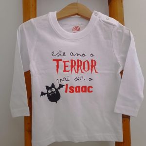 Longsleeve – Halloween – Este ano o terror cá de casa vai ser o ….