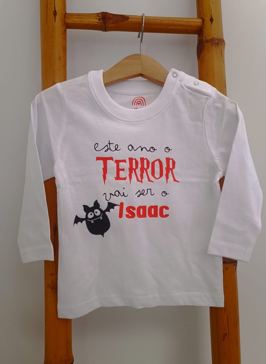 Longsleeve – Halloween – Este ano o terror cá de casa vai ser o ….