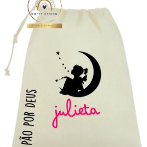 Saco Pão por Deus – Lua com nome