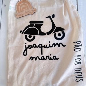 Saco Pão por Deus – Scooter com nome