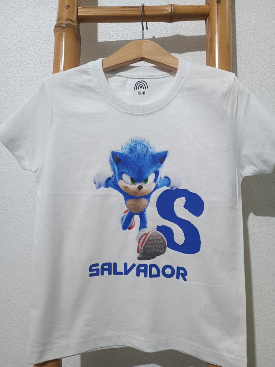 T-Shirt – Sonic com nome
