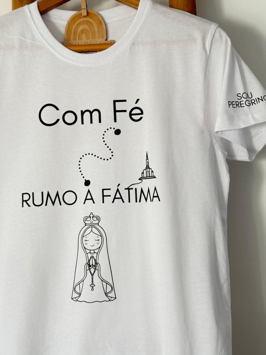T-Shirt – Com FÉ rumo a Fátima - Image 3