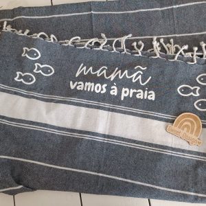 Toalha praia – Mamã vamos à praia