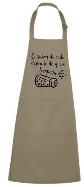 Avental – O sabor da vida depende de quem a tempera