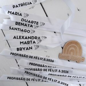 Fitas para ramos de flores – Profissão de Fé/1ª Comunhão