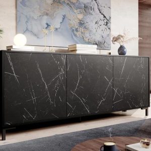 Aparador IAN – Preto, 200cm