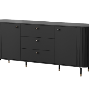 Aparador ZANE 04 – Preto, 190cm