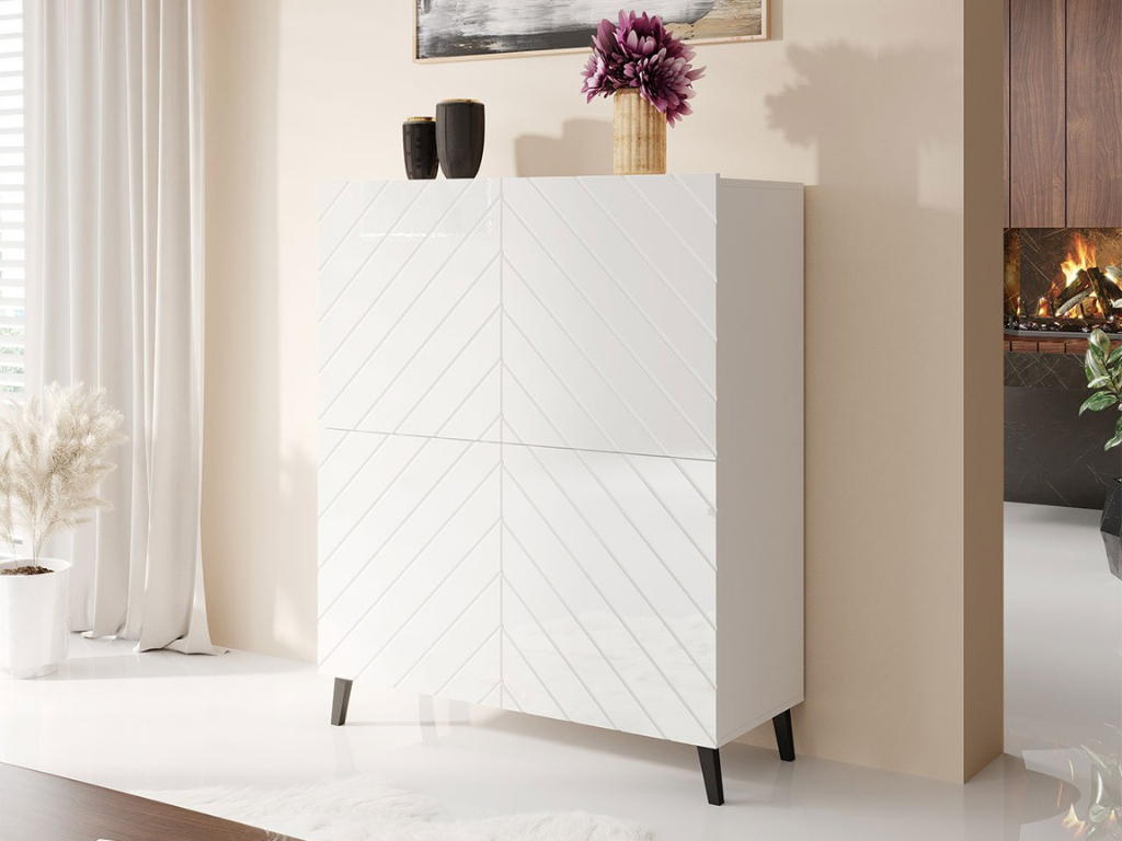 Móvel Auxiliar ASCRA 101x122cm – Branco