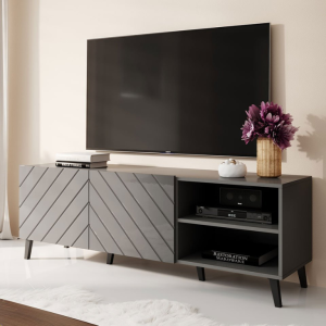 Móvel TV ASCRA 150cm – Cinzento