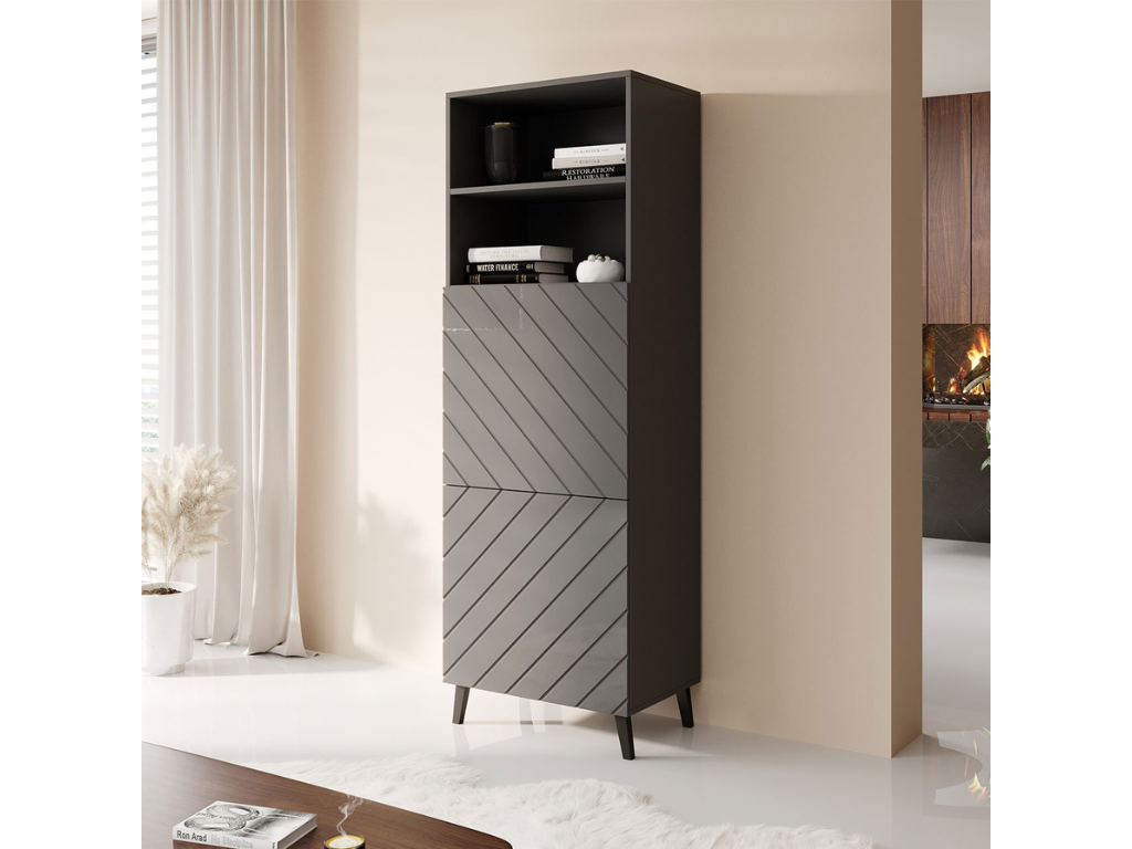 Estante ASCRA 60x177cm – Grafite