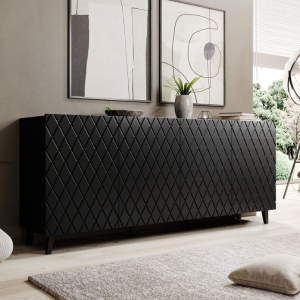 Aparador ASTON – Preto, 200cm
