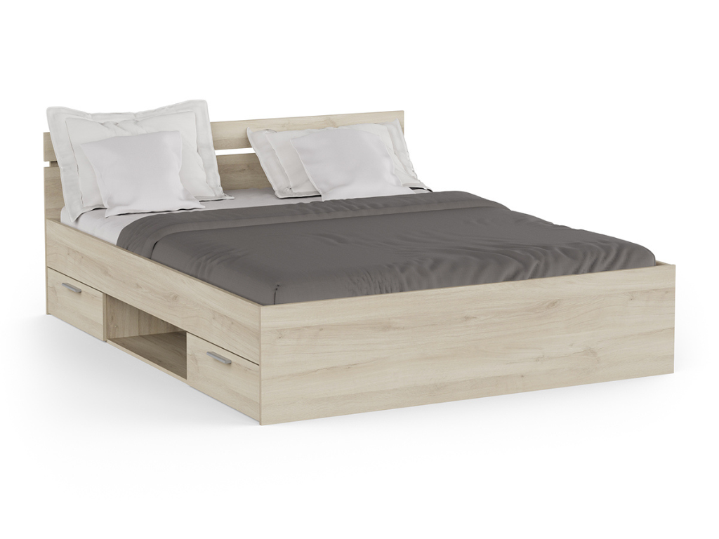 Cama c/arrumação CLARK 02 – 160x200cm