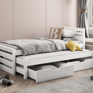 Cama c/cama extraível WALM – Branco