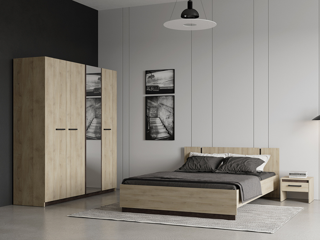 Cama GIBSON 01 – Carvalho, 140×190/200cm - Image 7
