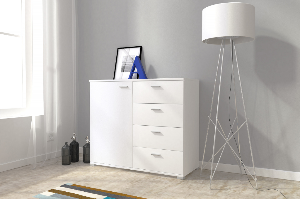 Cómoda KODA 02 – Branco 100cm
