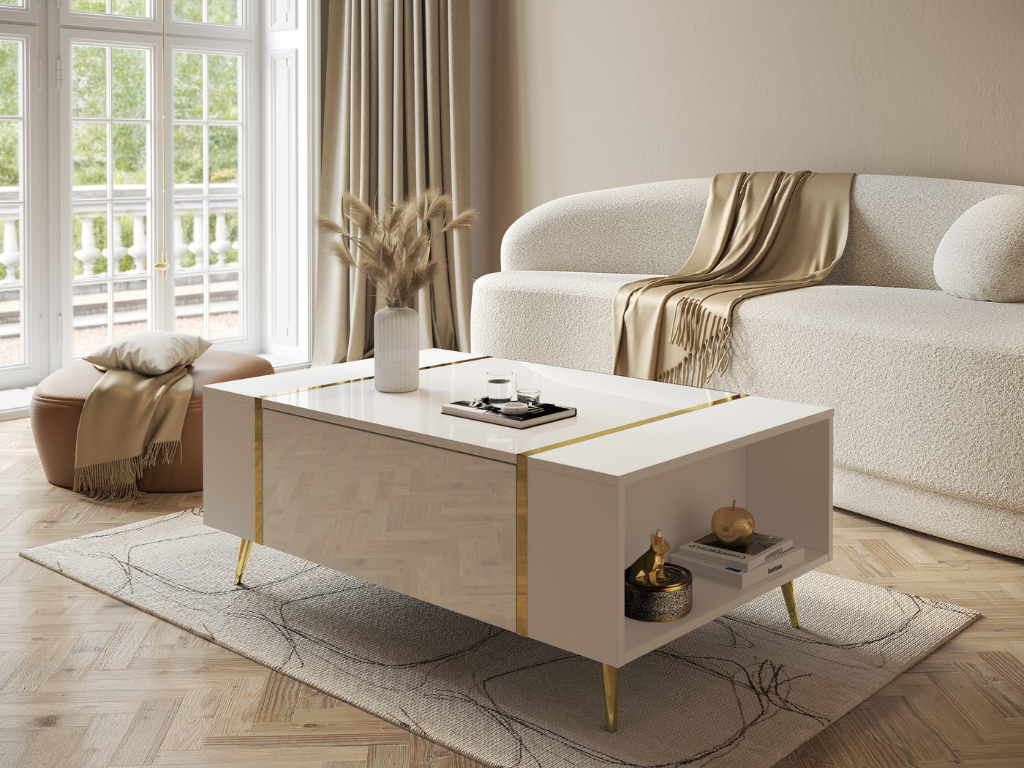 Mesa de Centro BRONX – Branco