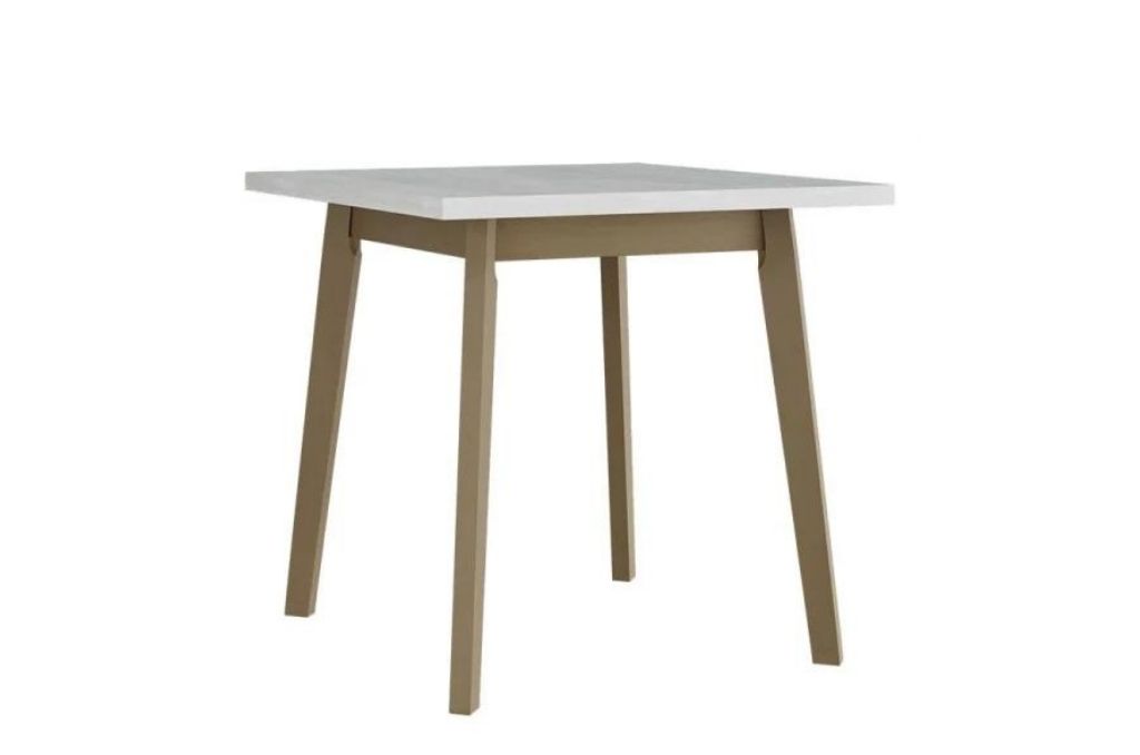 Mesa quadrada CHRIS 2 – branco/sonoma, 80x80cm - Image 2