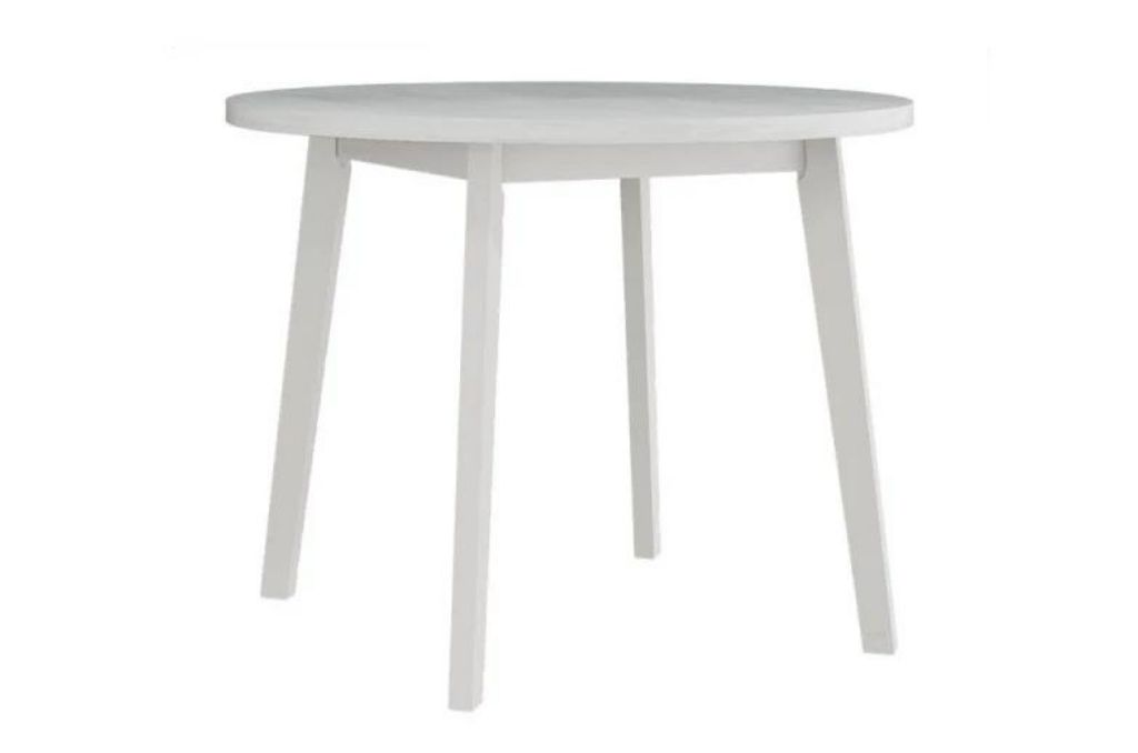 Mesa redonda CHRIS 3 – branco, 100cm - Image 3