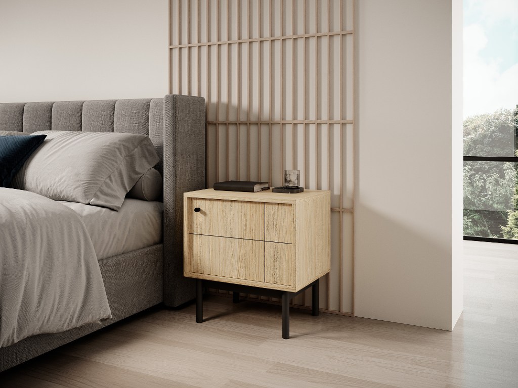 Mesa de Cabeceira LINEA – Carvalho