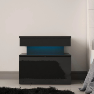 Mesa de Cabeceira ALISHA 55cm – preto