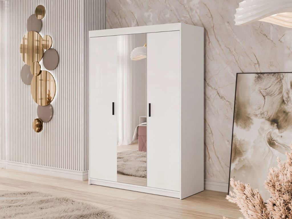 Roupeiro SELENA 02 – Branco, 133cm